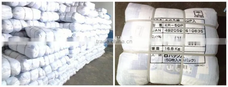 Black woven pe sack bags made in china