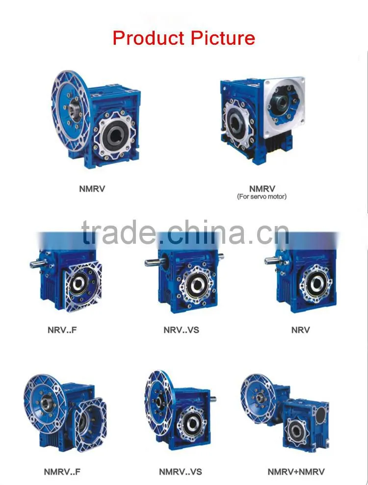 Chinese Manufacture Worm Reduction gearbox, Small Worm gearboxes NRV025