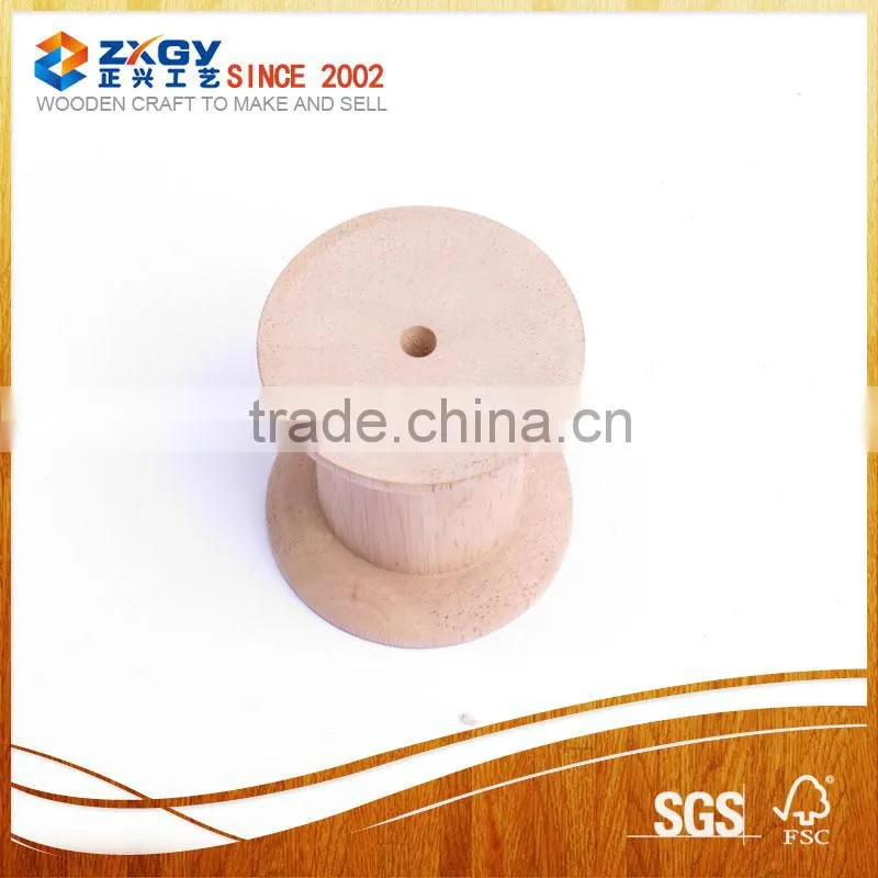 Natural Color of Wooden Spool, Wooden Wire Spool with Various Sizes