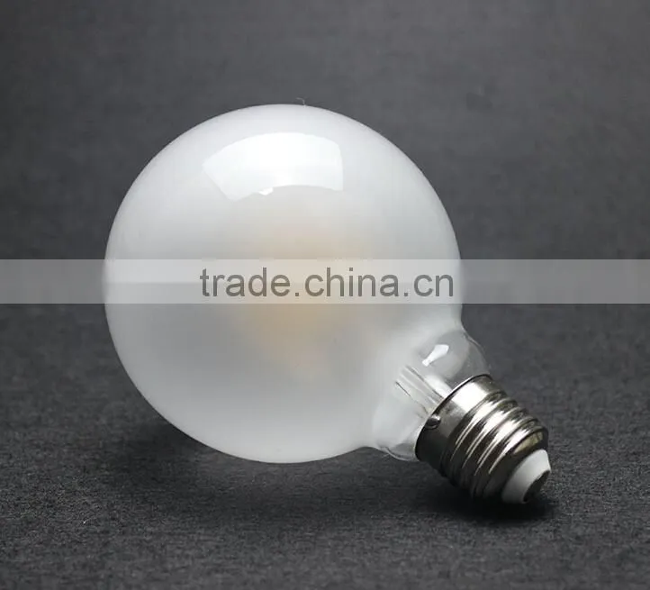 Frosted led filament g95 8W 800LM CE ROHS IC driver