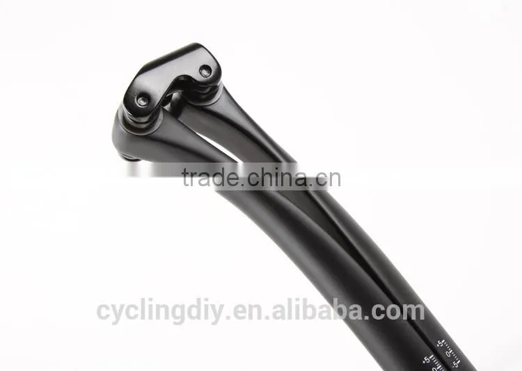 Adjustable seat post carbon 3k for bike saddle