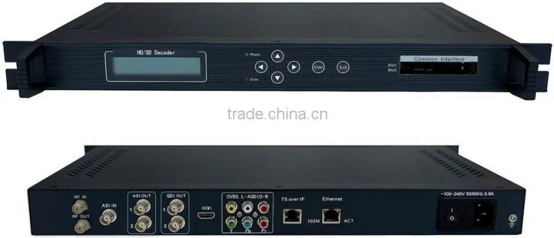 receiver dvb-s asi out av out