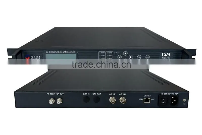 SC-3102 Scrambler Modulator (ASI in and DVB-C RF out)
