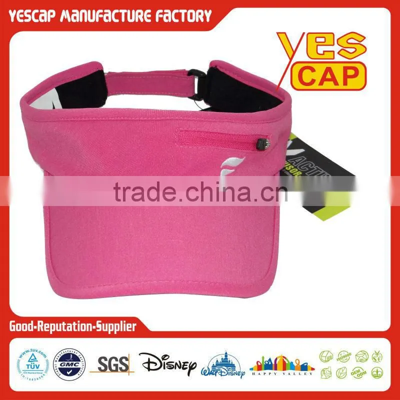 custom 100%acrylic sun visor cap