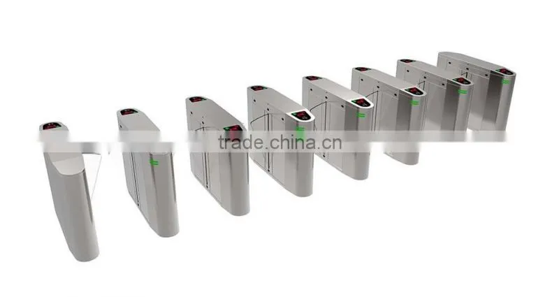Automatic Access Control Pedestrian Flap Barrier Gate for Top Buildings