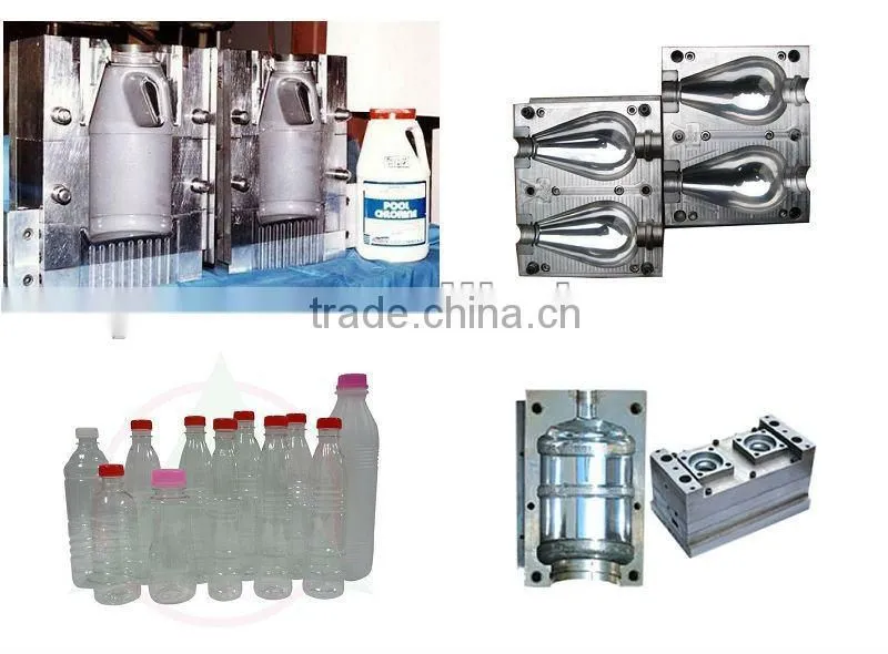 custom molds making plastic blow bottle mould