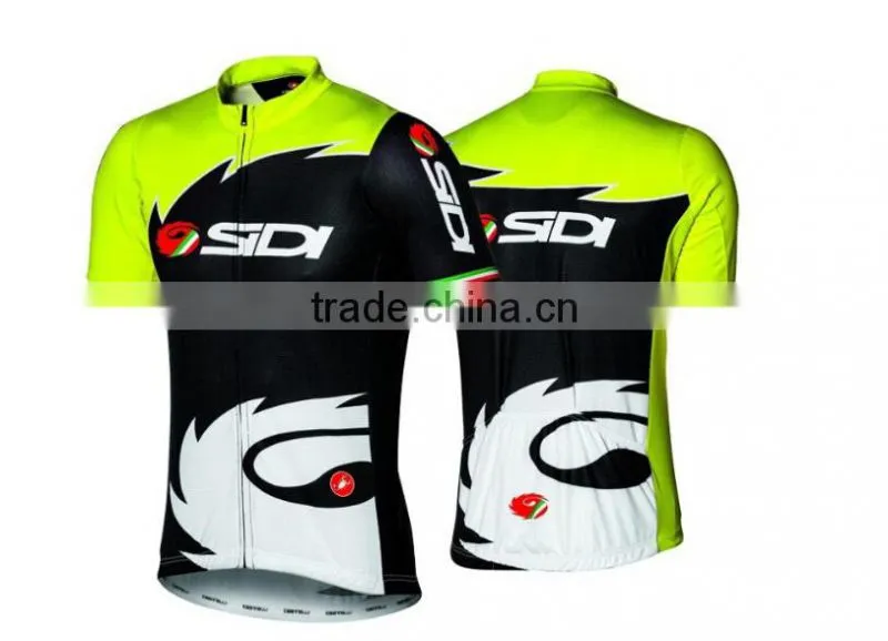 China custom design cycling jersey with Sportful Bib Pants