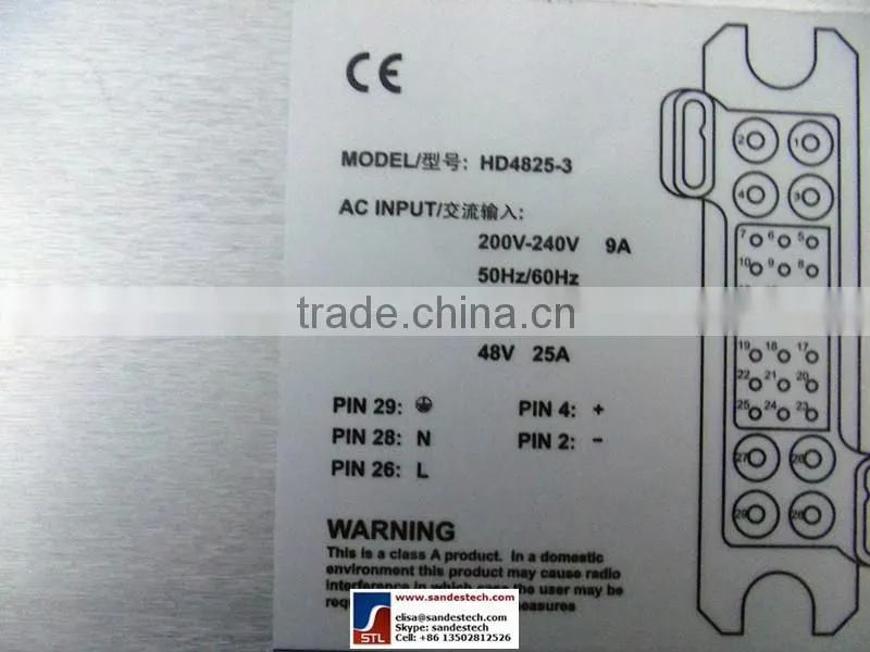 Emerson HD4825-3 48V25A Rectifier modules DC power Rectifier Converter