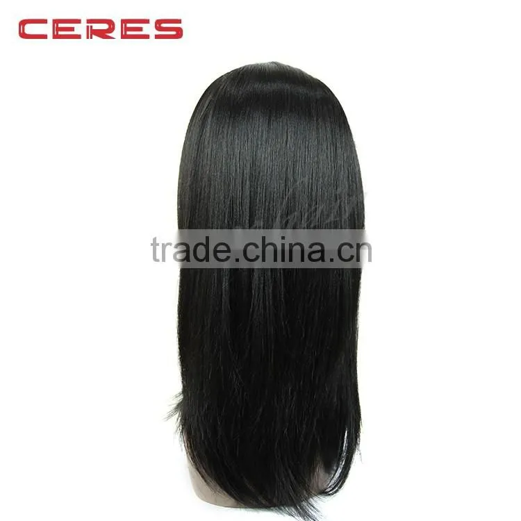 Cheap wholesale discount factory price 100% human hair wig in dubai