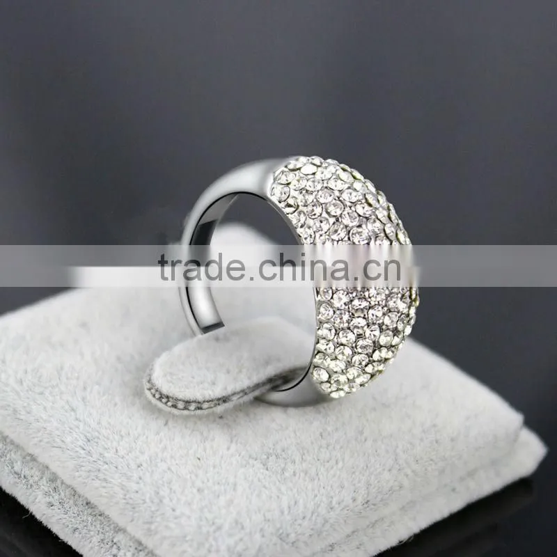 rings with crystals