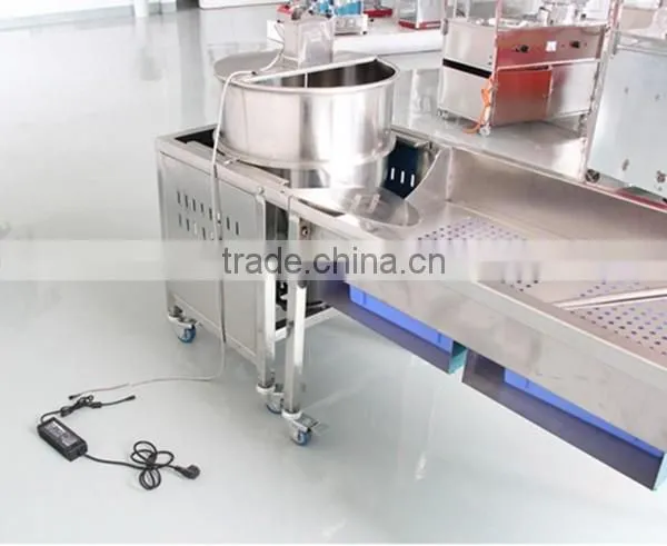 Automatic Gas Heating Caramel Pop corn Snack Machine
