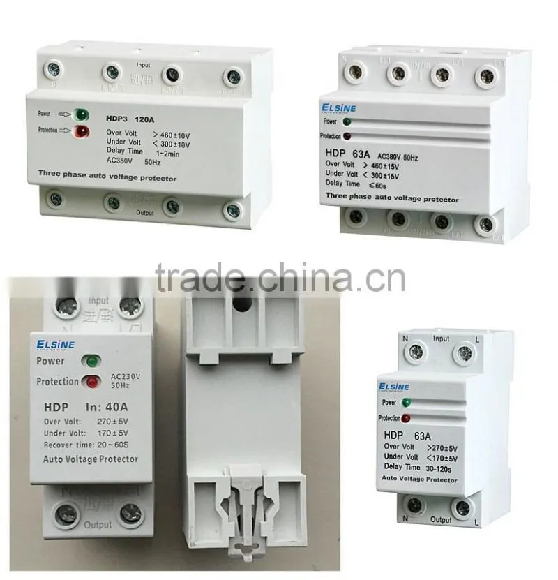 home use 20A Over Voltage and Under Voltage Protective Device with Automatic re-cover