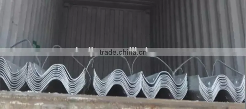 Curved Steel Beam Guardrail