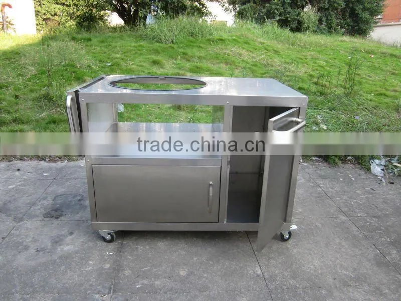 BBQ Stainless Steel Table Stand with Wheels