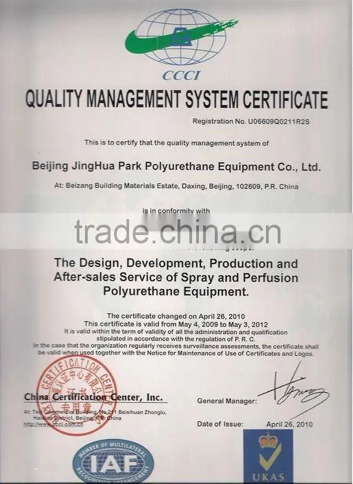 mining polyurethane spray foam machine JHPK-A9000