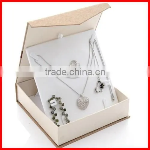 Luxury white paper high quality and elegant beautiful handmade box