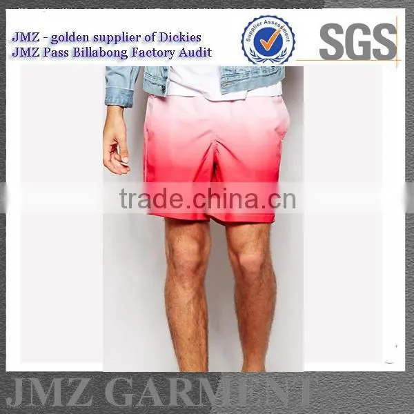 wholesale custom OEM polyester beach shorts swimwear for young teen boys your own design new products 2016 low moq Alibaba