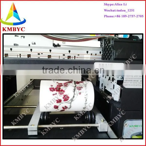 high quality automatic glass wine bottle printing inkjet mug printer