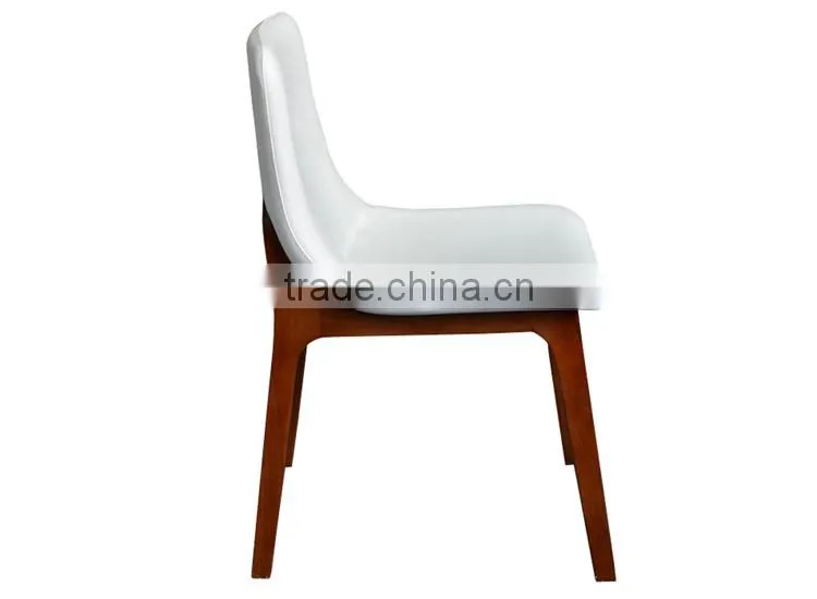 D030B Black crocodile leather dining chair