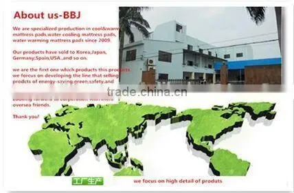 temperature control water cooling fan and mattress for hot hot summer
