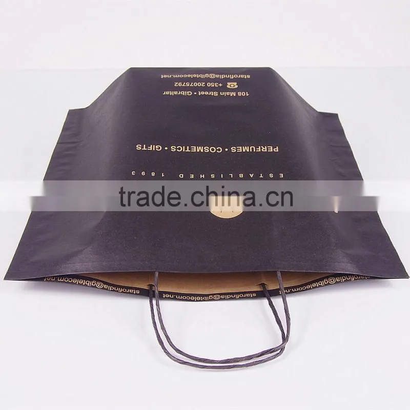 Customize new fashion&cheap kraft paper bag/Retailing/Gift/Cosmetics/Decorates