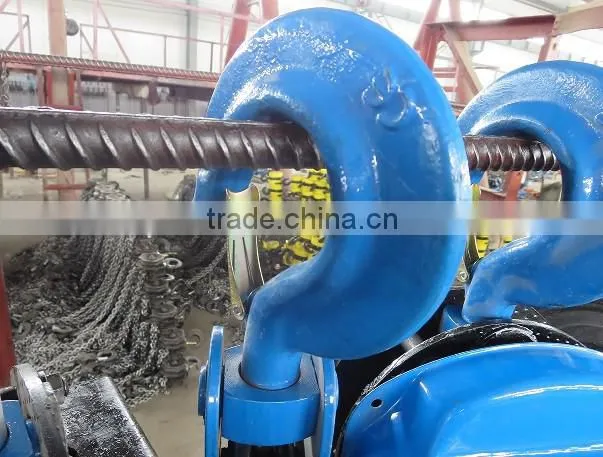 Hand Geared Chain Hoist for Low Head Room