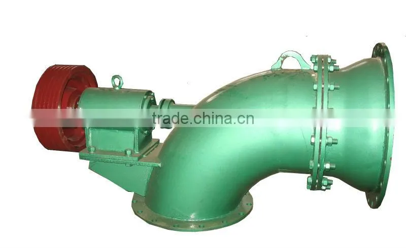 Shaft-extension tubular turbine