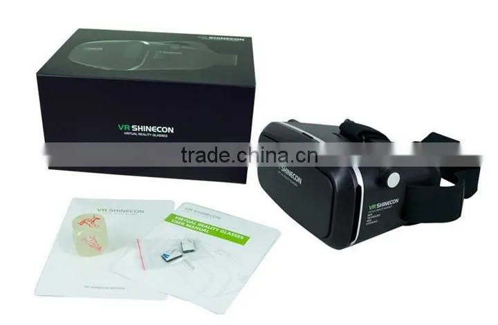 Alibaba China Supplier Bulk OEM VR Shinecon 3D Glasses HD Virtual Reality Video Box