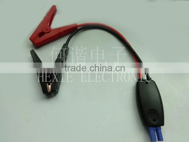 12v car battery jump starter intelligent booster cable with clamps for emergency tools portable car jump starter