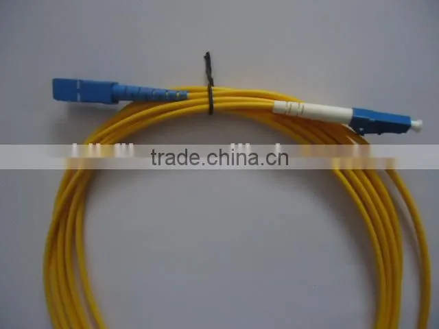 0.9 2.0 3.0mm singlemode 9/125um st-lc pvc jacket fiber optic patch cord pvc jacket