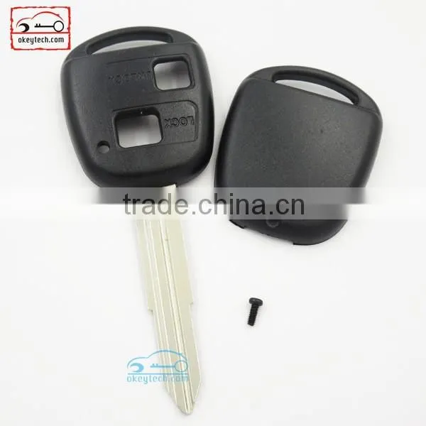 High Quatity Toyota remote key shell 2 button Car Key toyota with toy 41 blank romote key shell