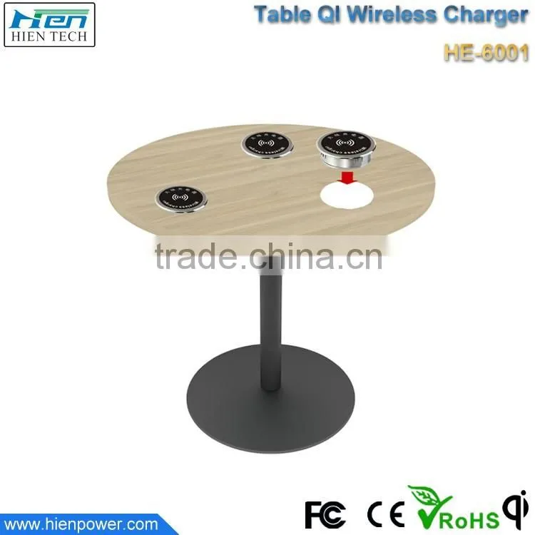 Ultra thin Qi induction charging pad Slim 5V1A Qi wireless charger