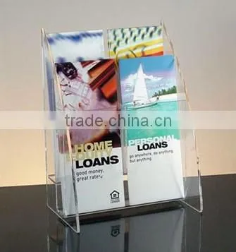 Promotional clear acrylic document storage box acrylic document holder