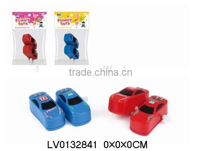 New design plastic wind up railway car promotional toys for children