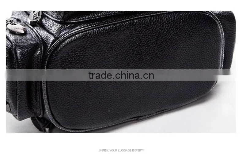 Wholesale fashion custom women high school leather backpack
