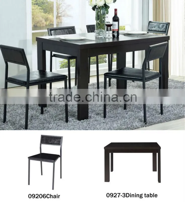 China Supplying Solid Wood Legs PU Seating Dining Chairs