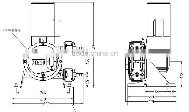 flocculant dosing pump JIH10