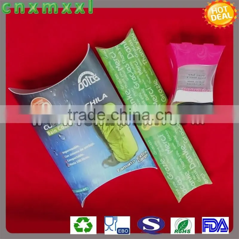 clear plastic PVC round box one colour printed plastic storage bins for LED bulbs