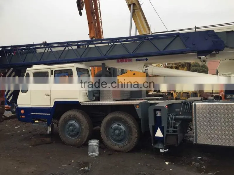 Tadano truck crane 50 ton for sale with fly jib, TG500E