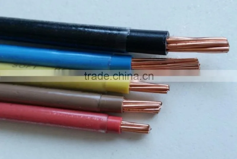 600V 18 awg stranded 18 gauge stranded wire thhn/thwn copper wire