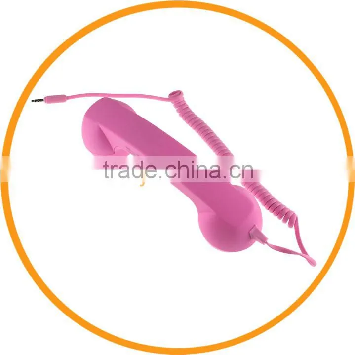 3.5mm Wired Mic Retro Phone Handset Telephone Receiver for iPhone from Dailyetech