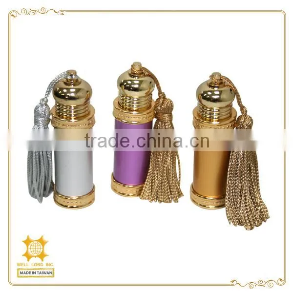Fancy designer 5ml wedding gifts attar perfume oils aluminum bottles