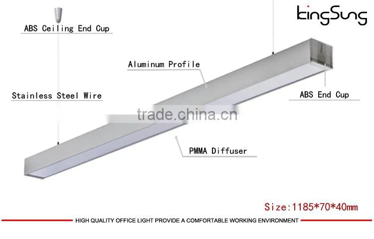 Aluminum Extruded Lighting Fixture Profile for Led Strip