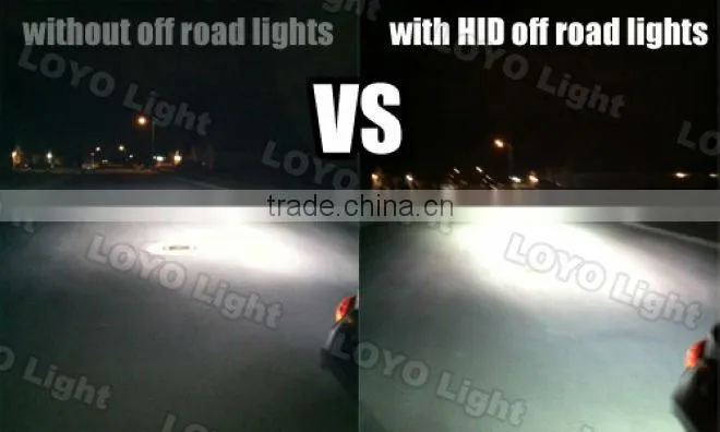 Hot sale auto offroad hid work light 4" 7" 9" hid driving light covers