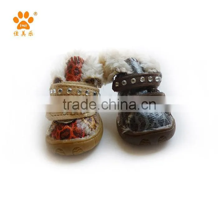 JML High qulity dog shoes for lovely dog anti-slip christmas dog shoes