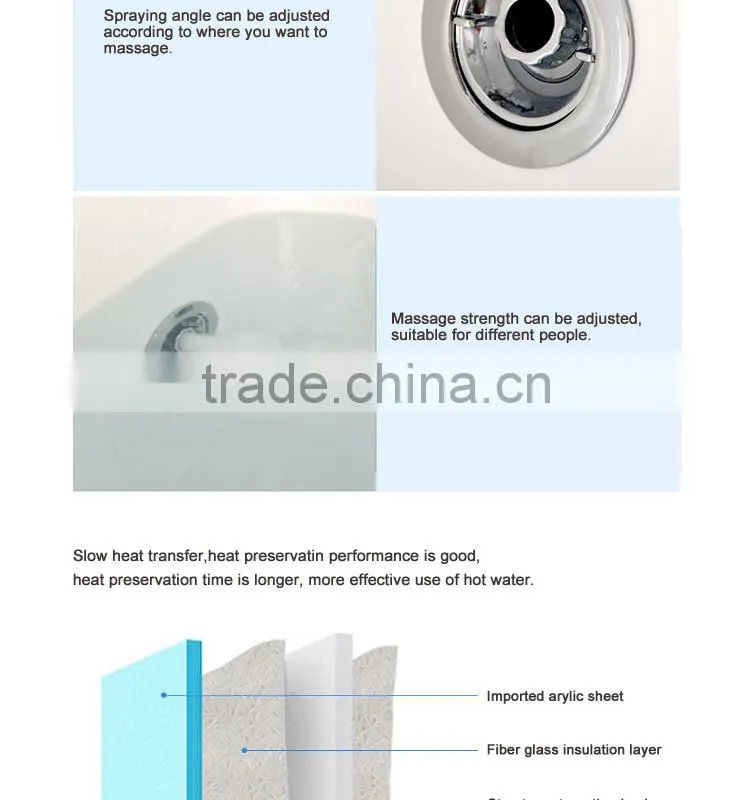 CRW DB1601 Oval Small Freestanding Bathtub for Soaking