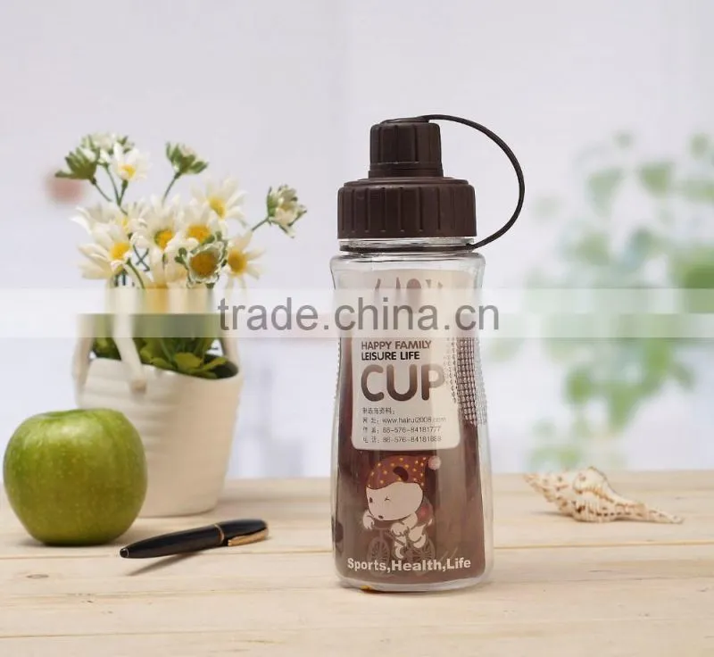 500ml plastic transparent bottle BPA free