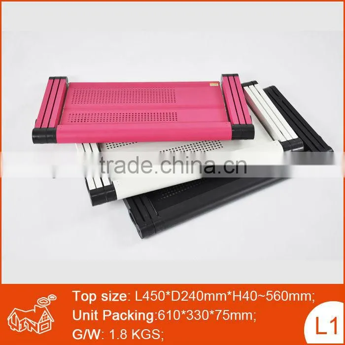 New design and hot sale portable folding laptop table stand desk bed sofa