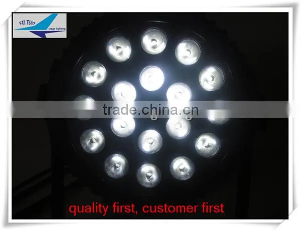 (6pcs)free shipping led dj disco outdoor par led 18x10w rgbw led par light