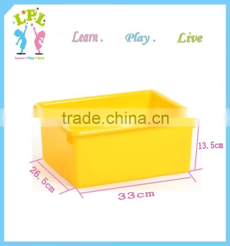 High quality preschool use medium size plastic storage toy tray